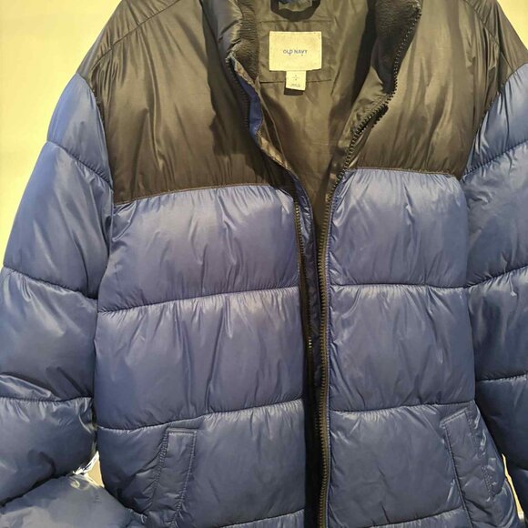 Old Navy blue puffer jacket - Picture 2 of 6